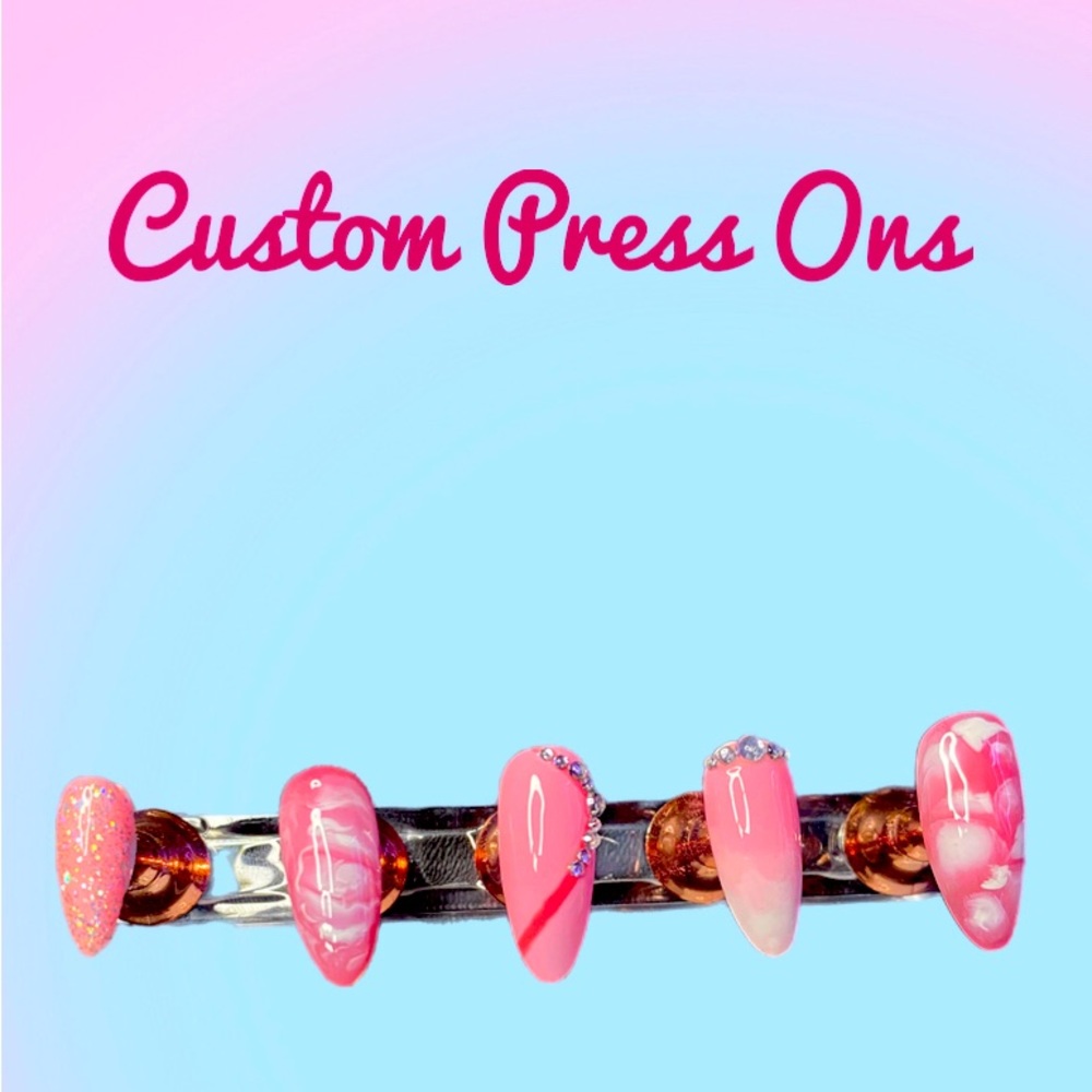 Custom made press Ons